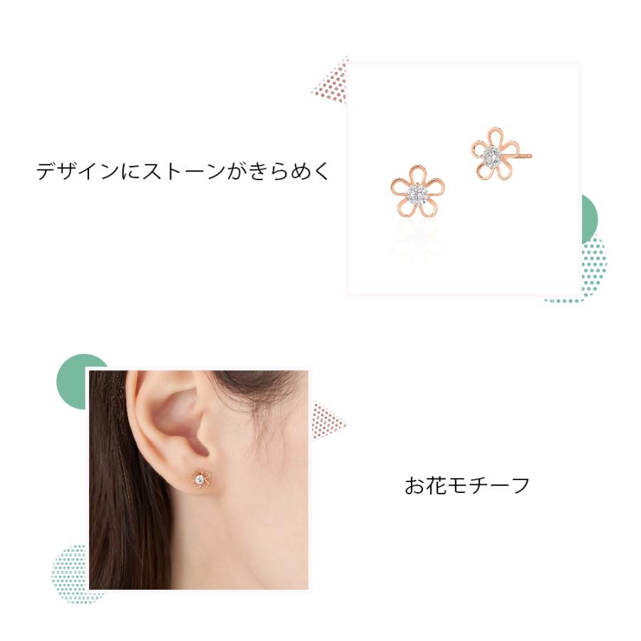 Canal4℃（カナルヨンドシー） カナル4℃ ピアス K10ピンクゴールド