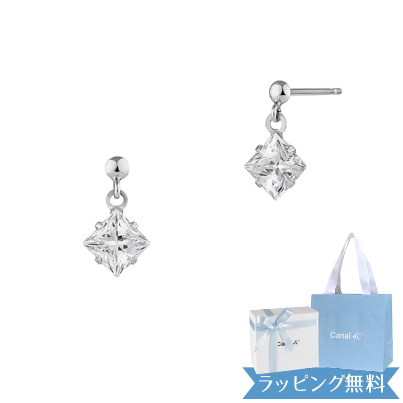 Canal4℃（カナルヨンドシー） カナル4℃ ピアス K10ホワイトゴールド