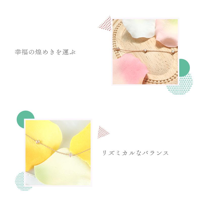 リボン済＆紙袋 4℃ ブレスレット ヨンドシー 正規品 レディース 6月 誕生石 誕生日 canal4℃ カナル 4ドシーの画像