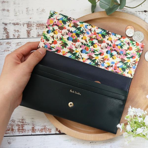 Paul Smith ポールスミス 財布 レディース かぶせ長財布 Paul Smith ポールスミス 財布 レディース かぶせ長財布
