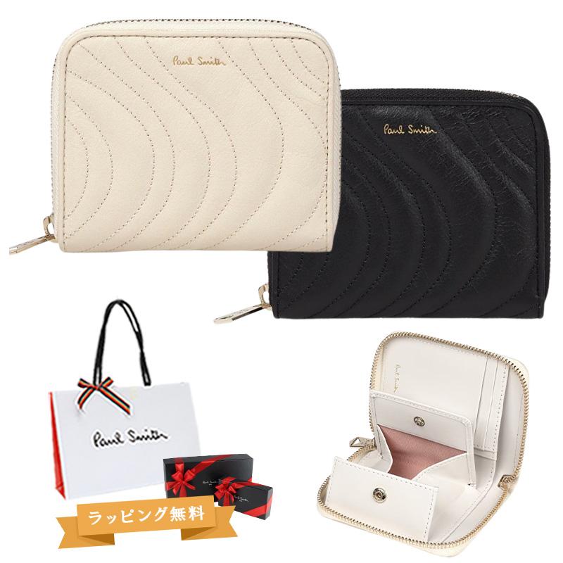 ポールスミス レディース キルティングスワール 2つ折り財布 555413