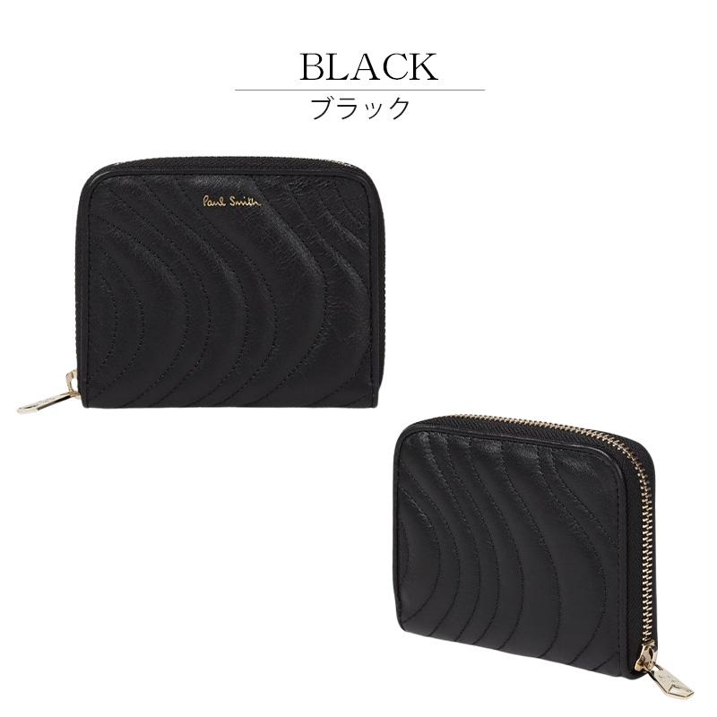 ポールスミス レディース キルティングスワール 2つ折り財布 555413