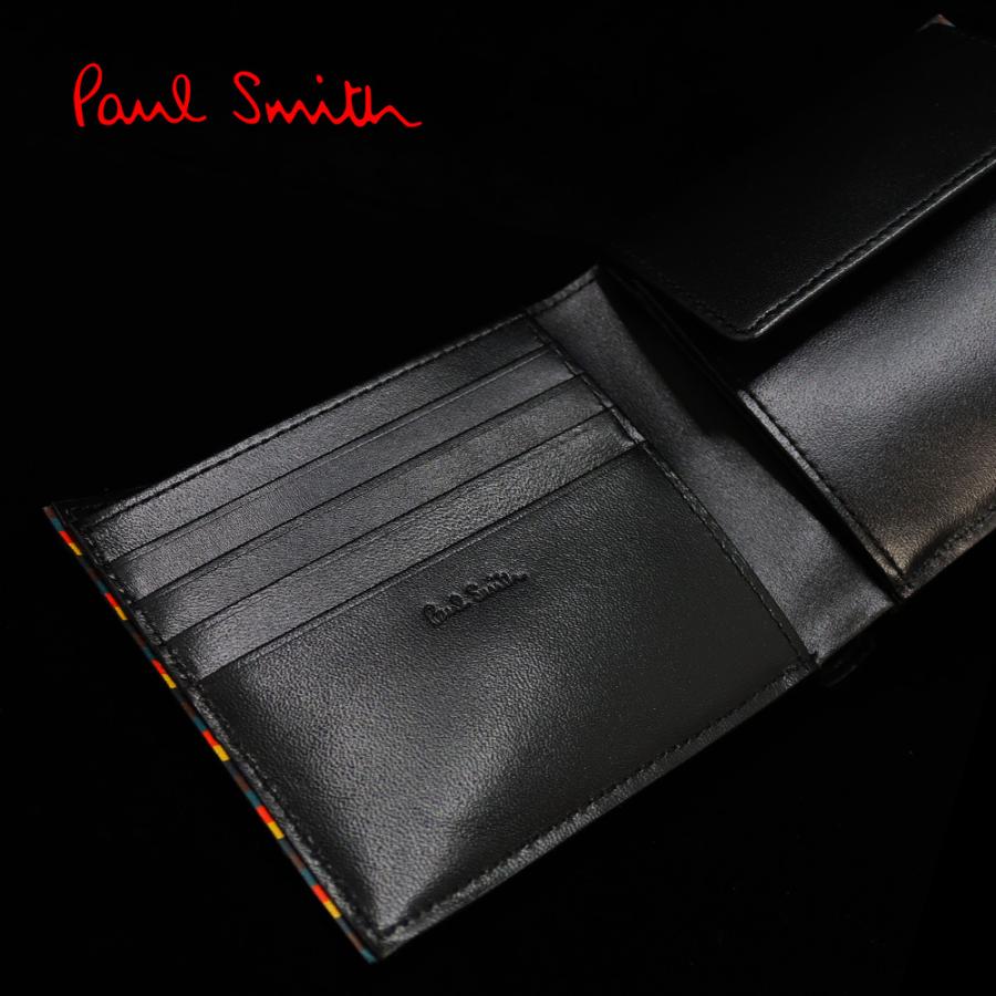 ポールスミス 財布 Paul Smith メンズ ブライトストライプトリムSS24 2つ折り財布 BPS846 813005 P846 喜ばれるギフト | Paul Smith | 03