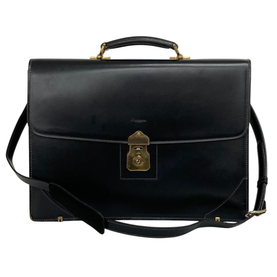 Aquascutum/アクアスキュータム/レザー/2way/ビジネスバッグ