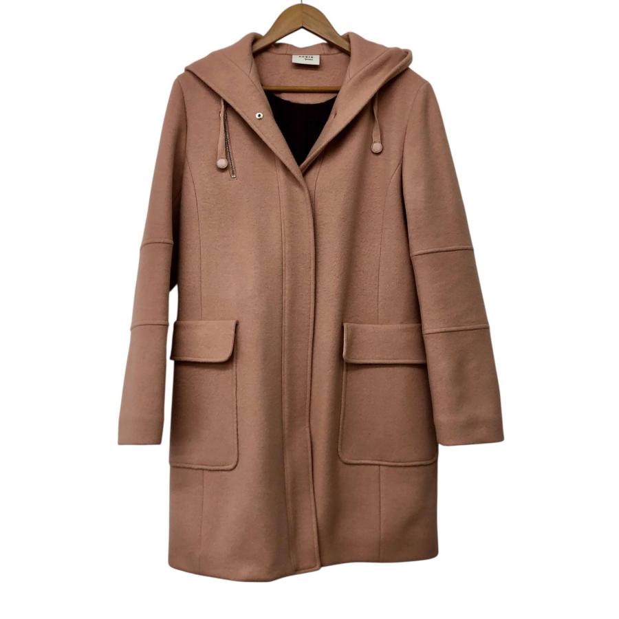 AKRIS PUNTO/アクリスプント/フード付き/コート/UK8/ピンク/レディース