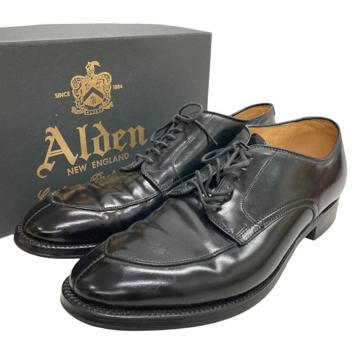 Alden オールデン/54331/BLK/Vチップシューズ/ビジネスシューズ/コード