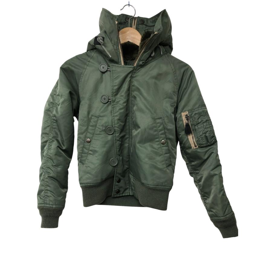 AVIREX/N-2B/ミリタリーフライトジャケット/サイズM/グリーン/6252052