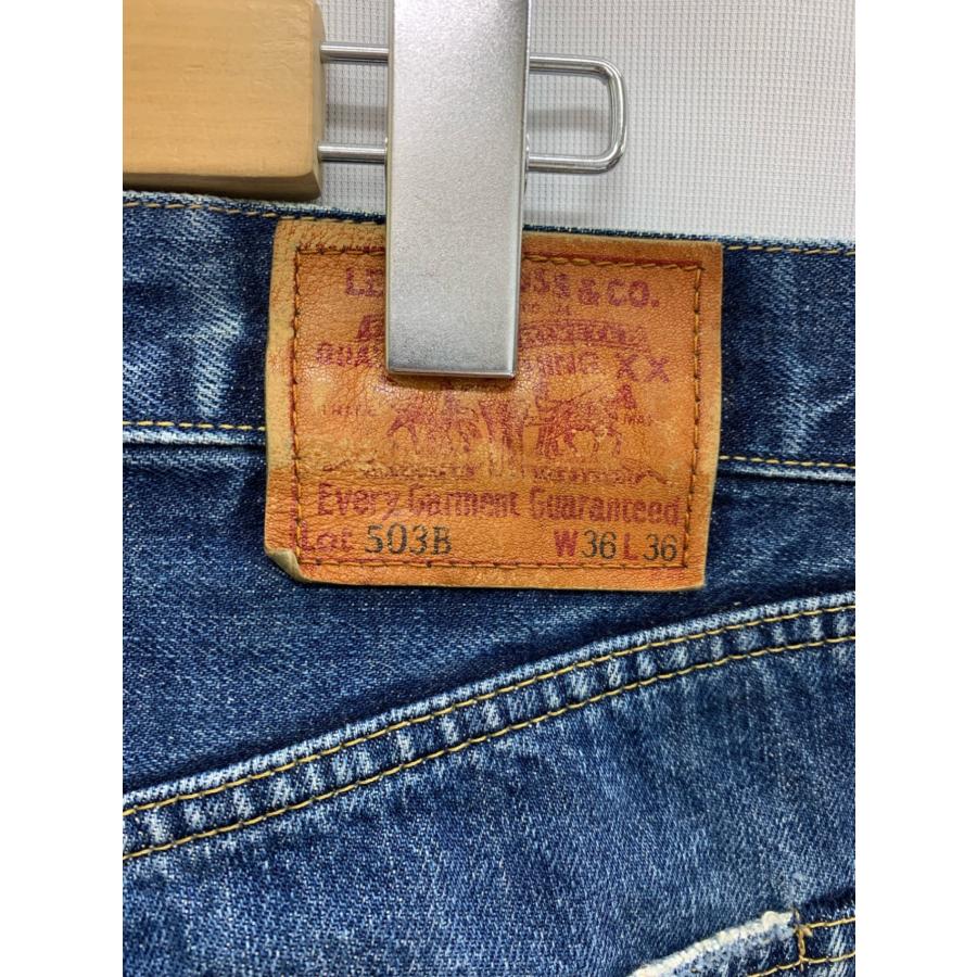 LEVIS/リーバイス/503B-xx/ストレートデニム/ダメージ/W36/ブルー/赤耳 