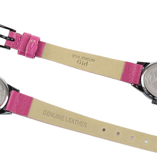 スタージュエリーガール 腕時計 ピンク 2SW7015 STAR JEWELRY girl 日常生活用防水 クォーツムーブメント 牛革ベルト | STAR JEWELRY | 07