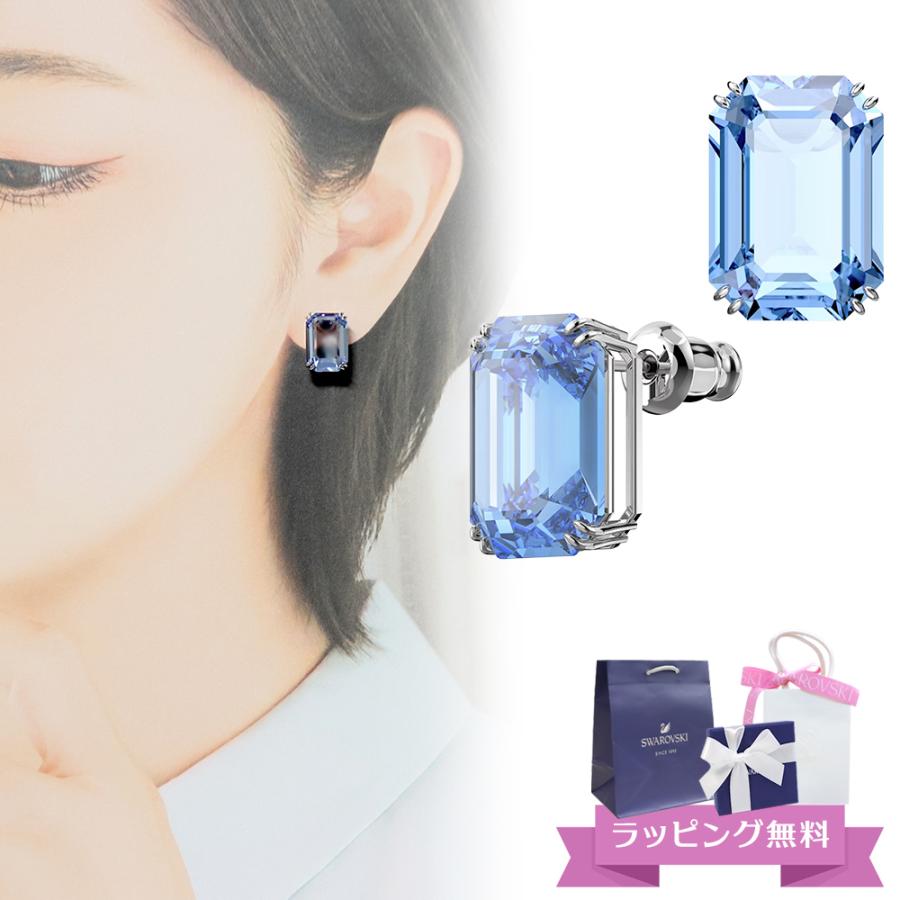 スワロフスキー SWAROVSKI Millenia スタッドピアス オクタゴンカット