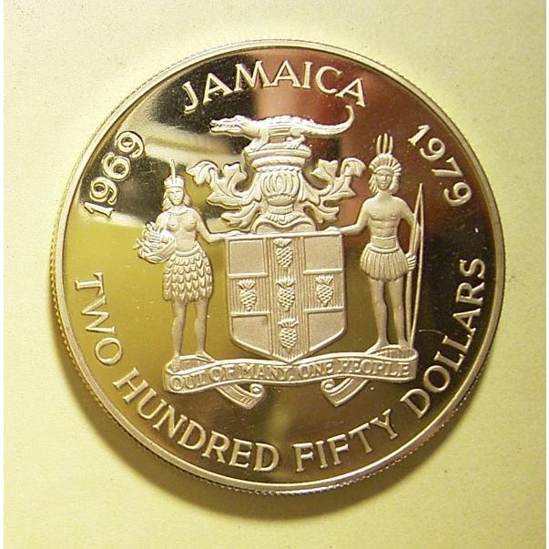 1979年ジャマイカ250ドル金貨、プルーフ未使用｜setagaya-coin-pro｜02