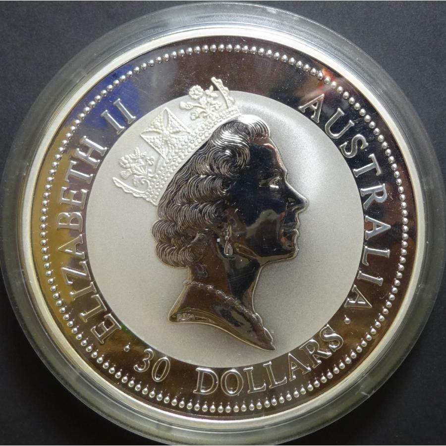 オーストラリアン・クーカバラ 1キロ 銀貨 1995年 1995年オーストラリア1Kg銀貨、プルーフ完全未使用 : 世田谷スタンプ