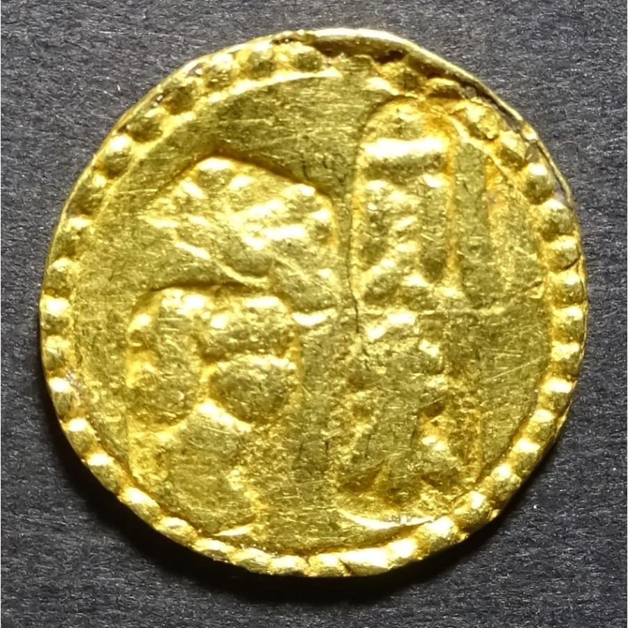 甲州二朱金、無背、日本貨幣商協同組合鑑定書付、美品