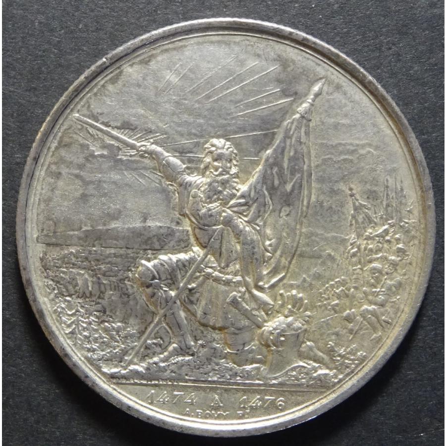 1874年スイス連邦射撃祭ザンクトガレン5フラン銀貨、EF｜setagaya-coin-pro