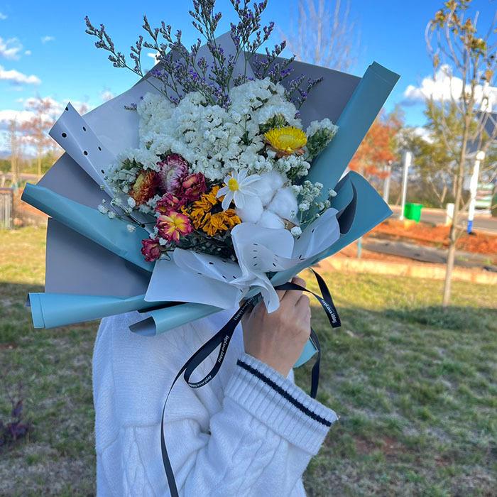 ドライフラワー かすみ草 花束 バラ ミニバラ スターチス 向日葵プレゼント 早割 花 チョコ以外 プリザーブドフラワー 花材 ユーカリ 飾り ハーバリウム Fs8a Setasuta Shop 通販 Yahoo ショッピング