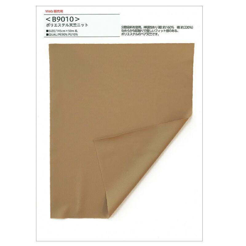 02/24　生地見本2 布 生地の見本 サンプル 無地 ポリエステル天竺ニット生地 B9010 全13