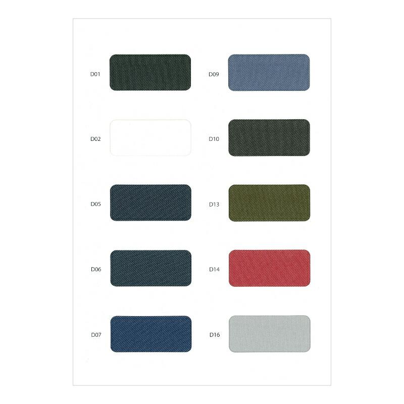 生地見本　No.7 布 生地の見本帳 サンプル帳 カタログ 生地 無地 デニム調 2way