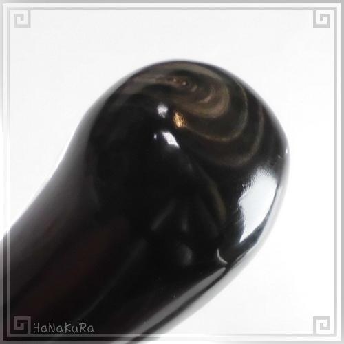 水牛の角 ツボ押し 特大18 黒水牛角 長さ21cmの画像