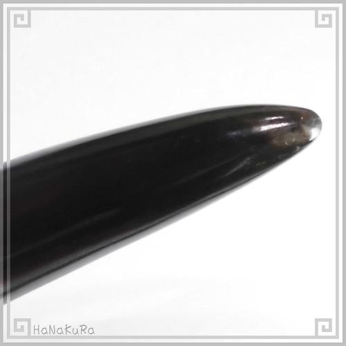 水牛の角 ツボ押し 特大20 黒水牛角 長さ22cmの画像