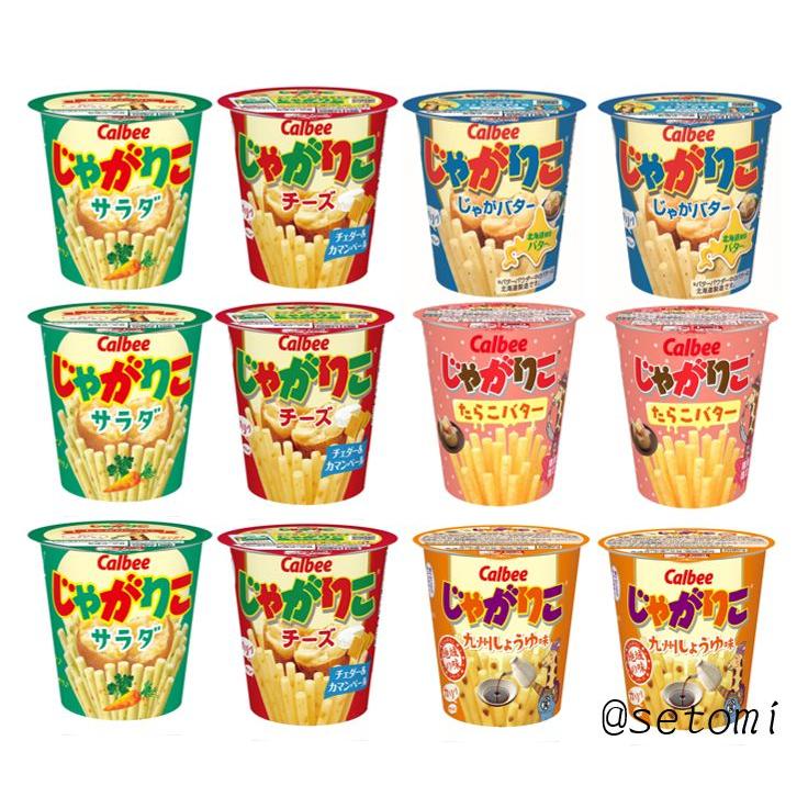 じゃがりこ 【組み合わせ自由アソートセット】カルビー じゃがりこ×12