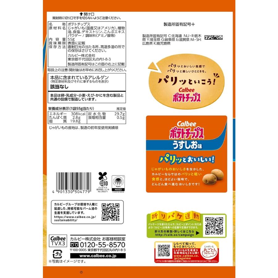 カルビー（Calbee） ポテトチップス 6種アソートセット 各2袋×計12袋