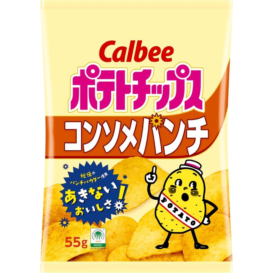 カルビー（Calbee） ポテトチップス 6種アソートセット 各2袋×計12袋