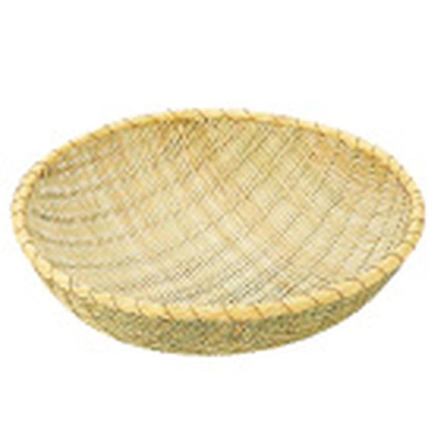 ざる 調理器具 / 竹製 揚ざる 45cm(佐渡製) 寸法: 内径:420 x H130mm