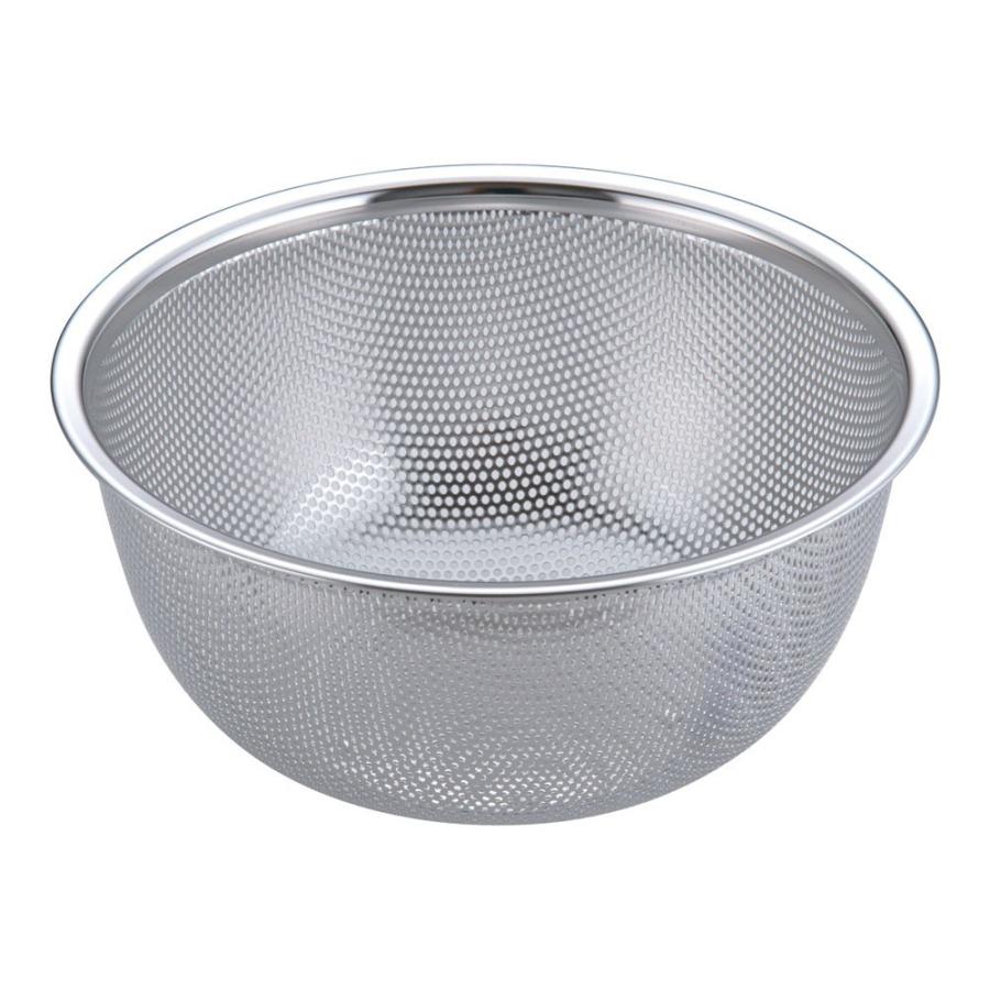 ざる 調理器具 / 18-8深型メッシュボール 24cm 寸法: 外径:255mm 内径:233 x 深さ:117mm