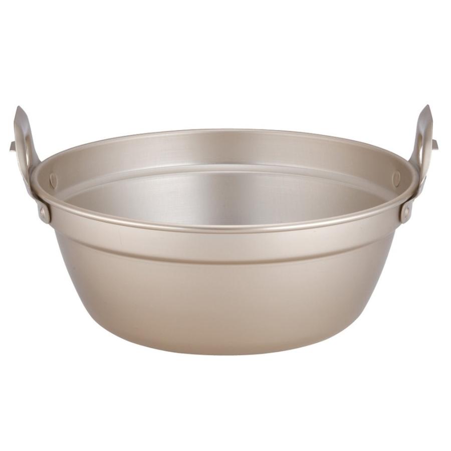両手鍋 料理道具 / アカオ しゅう酸アルマイト 段付鍋 36cm 寸法: 外径:378mm 深さ:150mm 11.7L