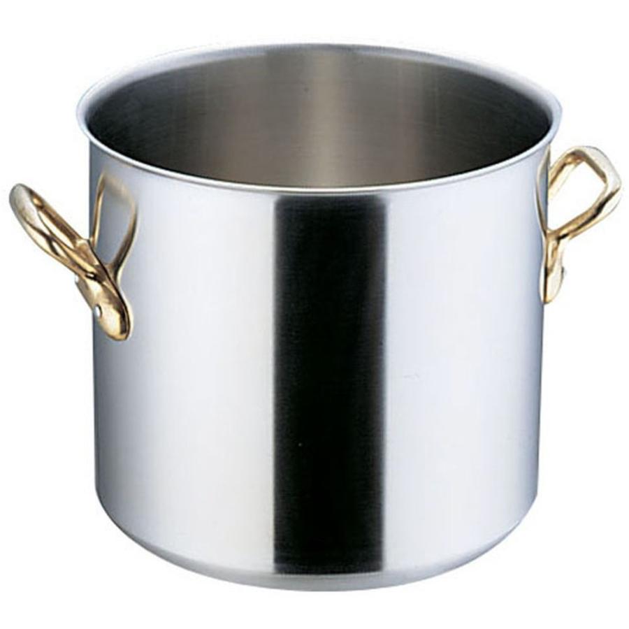 IH対応鍋 料理道具 / エコクリーン スーパーデンジ 寸胴鍋 (蓋無) 21cm 寸法: 内径:222 x 深さ:200mm 底径:185mm 6.8L