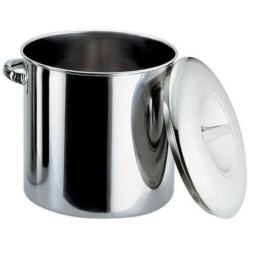 厨房用品 保存容器 / エコクリーン18-8内蓋式キッチンポット 50cm(手付)(本体内面ゼロクリア加工) 寸法: 内径:500 x 深さ:500mm 容量:99L