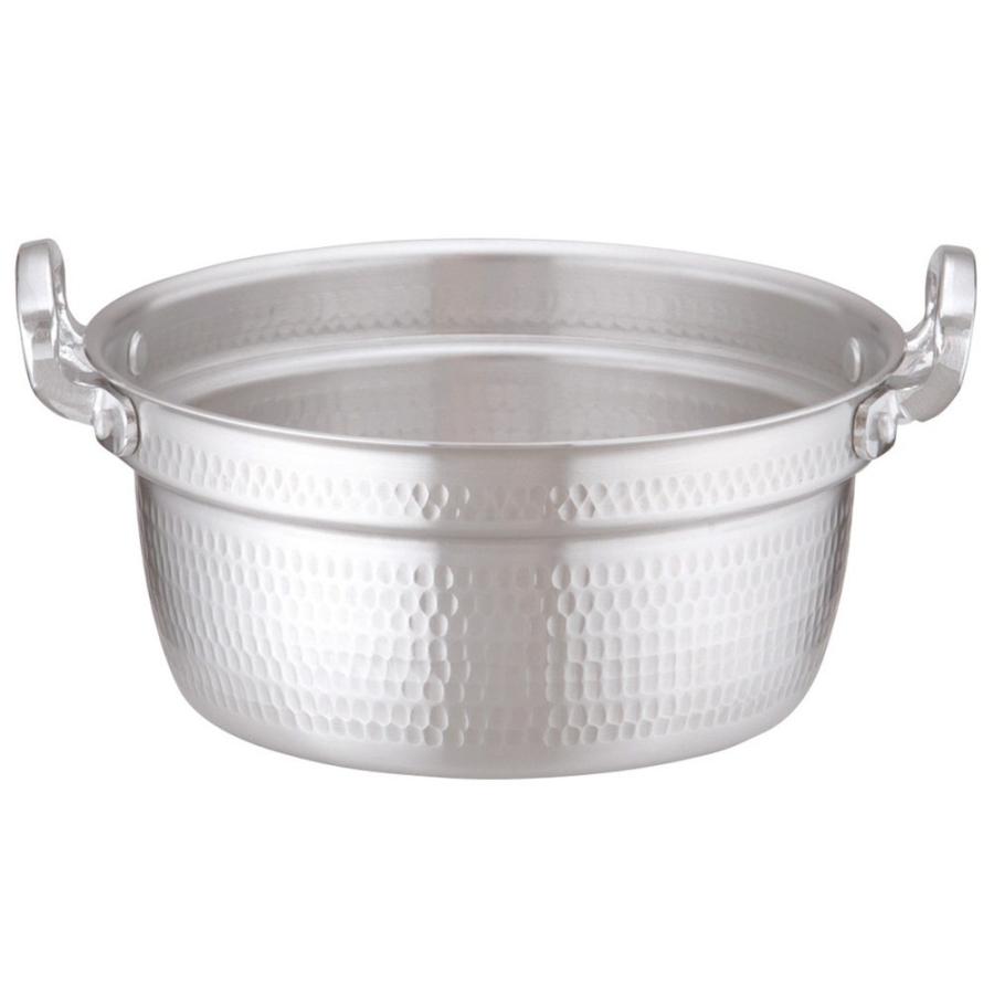 両手鍋 料理道具 / アルミDON打出円付鍋 24cm 寸法: 外径:253mm 深さ:110mm 4.4L