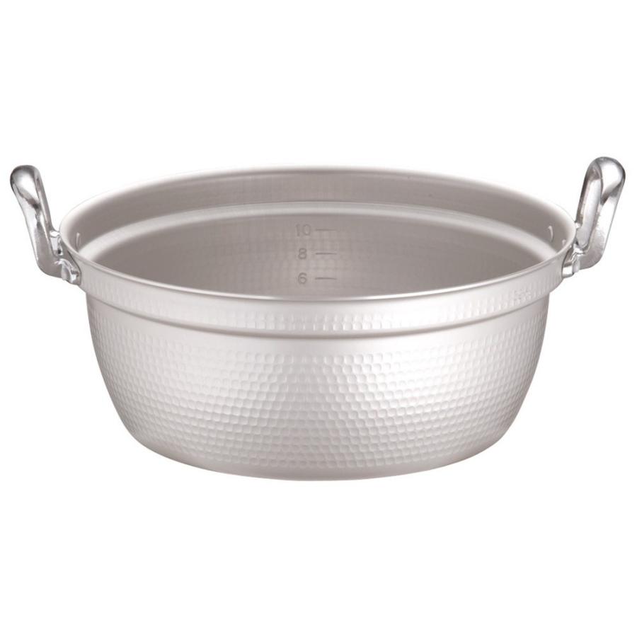 目盛付鍋 料理道具 / マイスター アルミ極厚円付鍋 (目盛付)39cm 寸法: 外径:407mm 深さ:160mm 16L