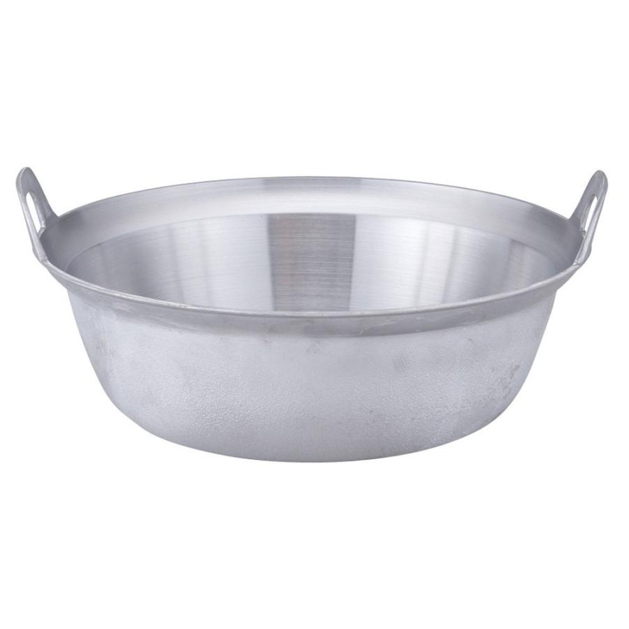 両手鍋 料理道具 / アルミイモノ円付鍋 36cm 寸法: 外径:360mm 深さ:122mm 底内寸:260mm 8L