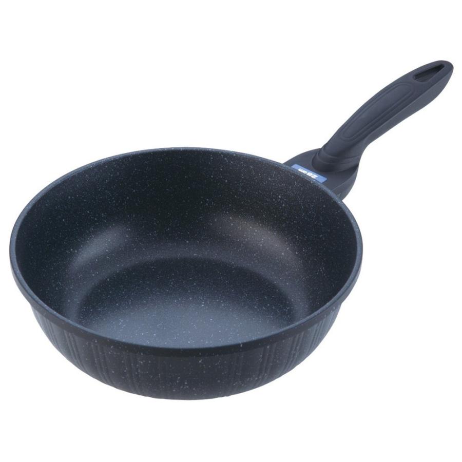 IH対応鍋 料理道具 / IHテフロンマーブルコート 炒め鍋 28cm 寸法: 外径:290mm 深さ:83mm 底径:190mm