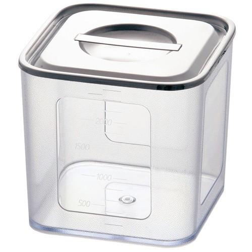 厨房用品 保存容器 / ポリカーボネイト 深型角キッチンポット 15cm 寸法: 内寸:146 x 深さ:141mm 内容量:2.8L