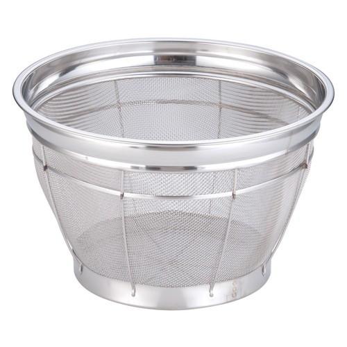 ざる 料理道具 / SA18-8深型米揚ざる 33cm(5升)(12メッシュ) 寸法: 外径:350 x 深さ:200mm