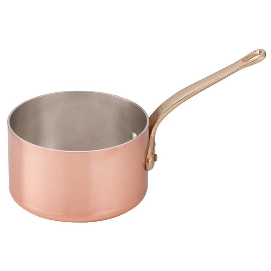 銅鍋 料理道具 / エトール銅 片手深型鍋 18cm 寸法: 内径:180 x 深さ:105mm 2.6L