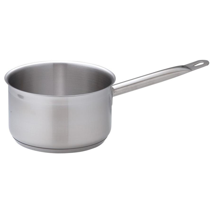 IH対応鍋 料理道具 / TKG PRO(プロ)片手深型鍋(蓋無) 18cm 寸法: 外径:195mm 深さ:105mm 底径:170mm 2.7L