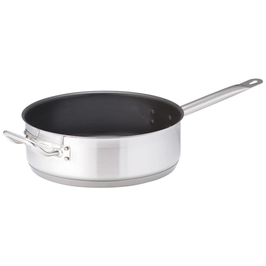 IH対応鍋 料理道具 / TKG PRO(プロ)エクスカリバー 片手浅型鍋(蓋無)28cm 寸法: 外径:295mm 深さ:90mm 底径:260mm 5.3L