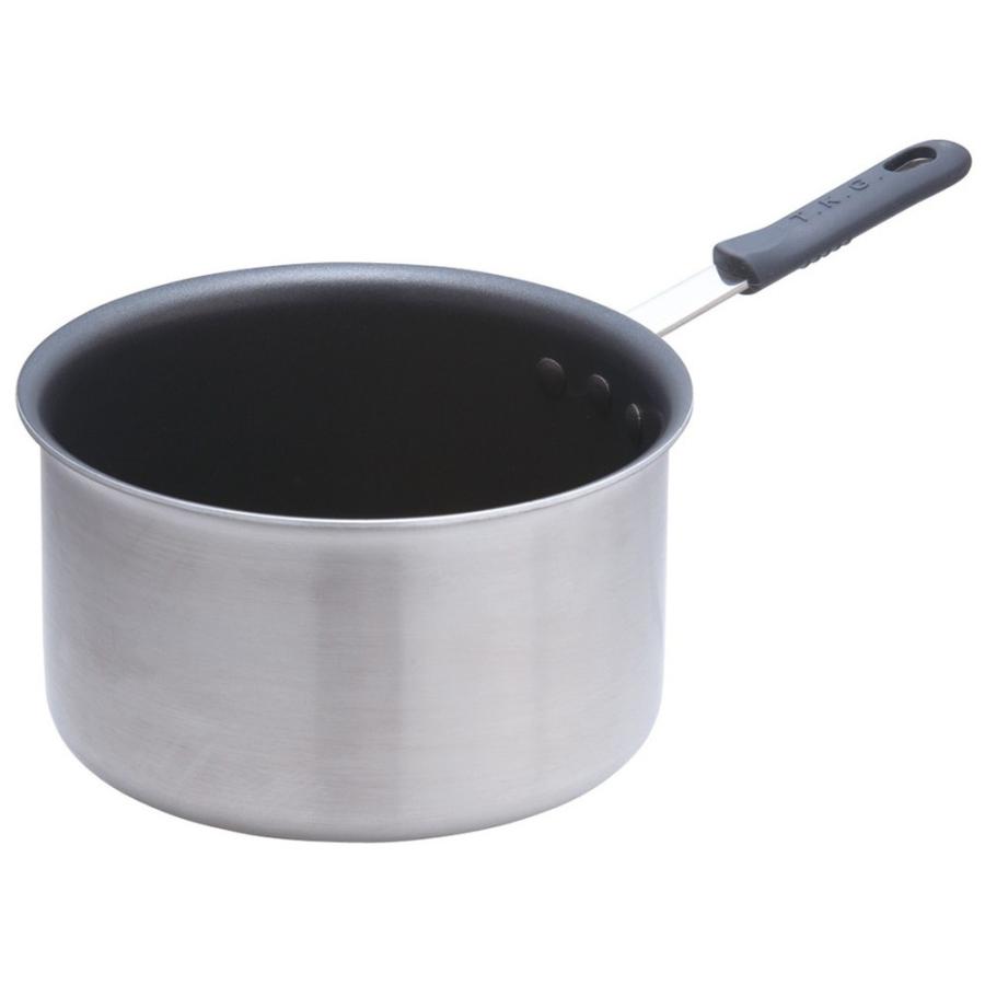 IH対応鍋 料理道具 / TKG IHセレクト 2層クラッド 深型片手鍋 22cm 寸法: 外径:240mm 深さ:135mm 底径:3.2mm 5.2L