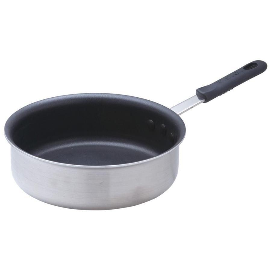 IH対応鍋 料理道具 / TKG IHセレクト 2層クラッド 浅型片手鍋 22cm 寸法: 外径:240mm 深さ:75mm 2.8L