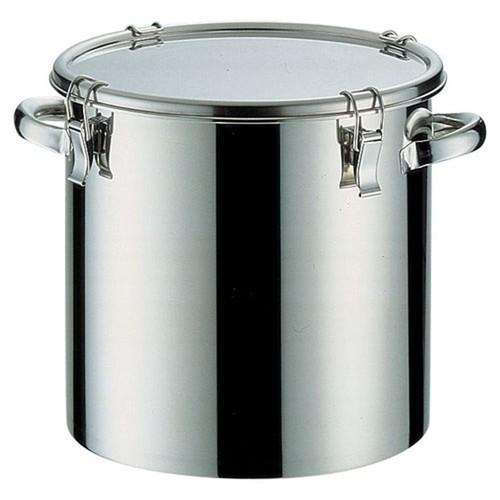 厨房用品 保存容器 / 18-8密閉式容器 CTH両手付タイプ(シリコンゴム) CTH-47H 寸法: 内径:470 x H600mm x容量:100L 質量:12.6kg