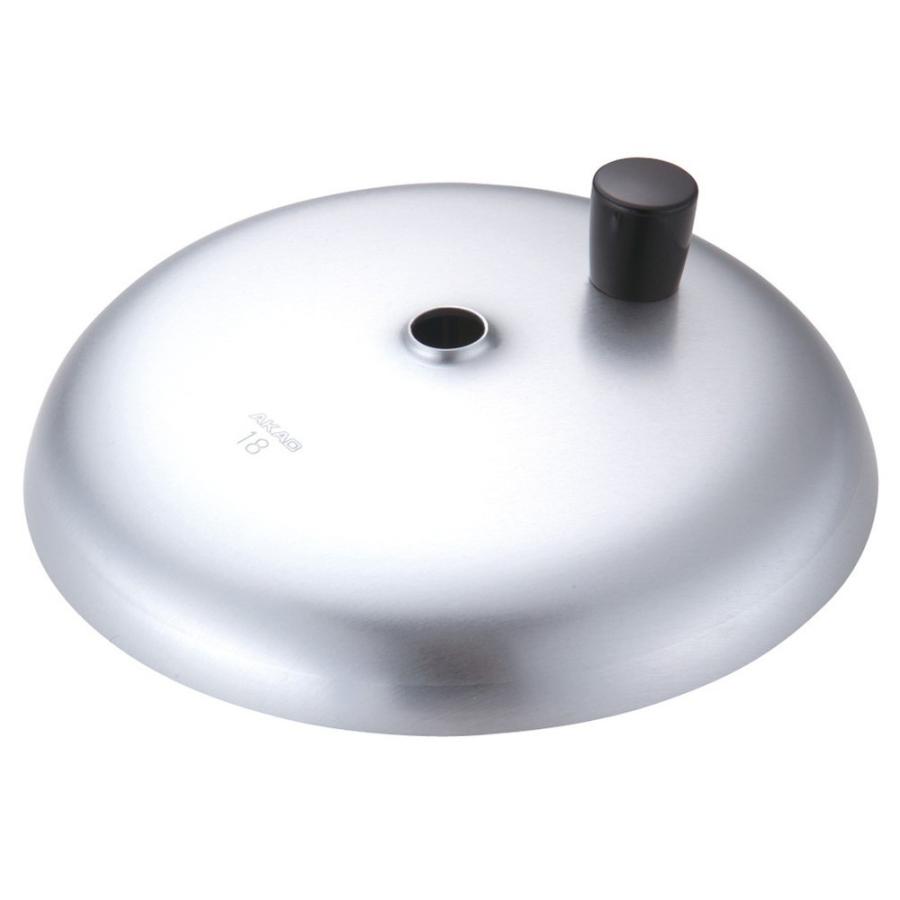 鍋蓋 料理道具 / アカオアルミ 親子鍋用蓋(エントツ付き) E-18 18cm用 寸法: 外径:170mm 質量:100g