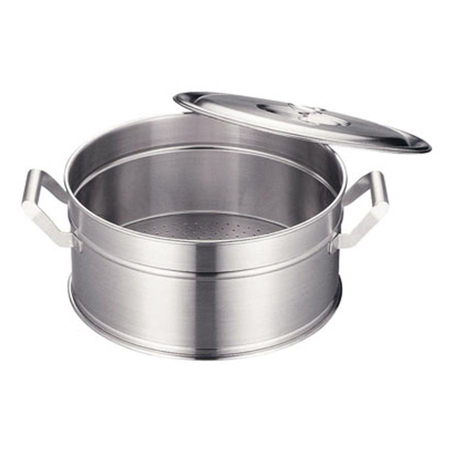 セイロ 料理道具 / エレックマスター プロ セイロ(蓋付) 33cm(2升炊き) 寸法: 内径:315mm 深さ:150mm 質量:2.3kg