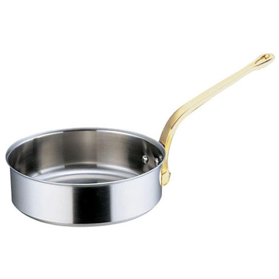 IH対応鍋 料理道具 / スーパーデンジ ソテーパン(蓋無) 18cm 寸法: 外径:192mm 深さ:65mm 底径:150mm 1.5L