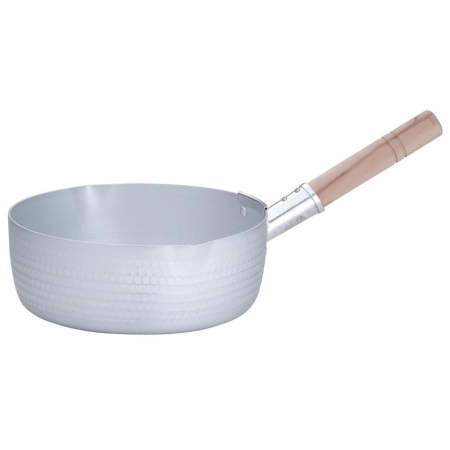 片手鍋 料理道具 / アルミ雪平鍋(両口)(アルマイト加工) 24cm 寸法: 内径:238 x 深さ:87mm 3.8L