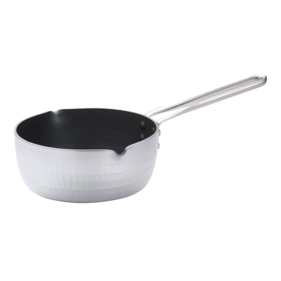 IH対応鍋 料理道具 / TKG共柄厚板 IHアルミテフロン雪平鍋 16cm 寸法: 内径:160 x 深さ:67mm 底径:120mm 1.2L