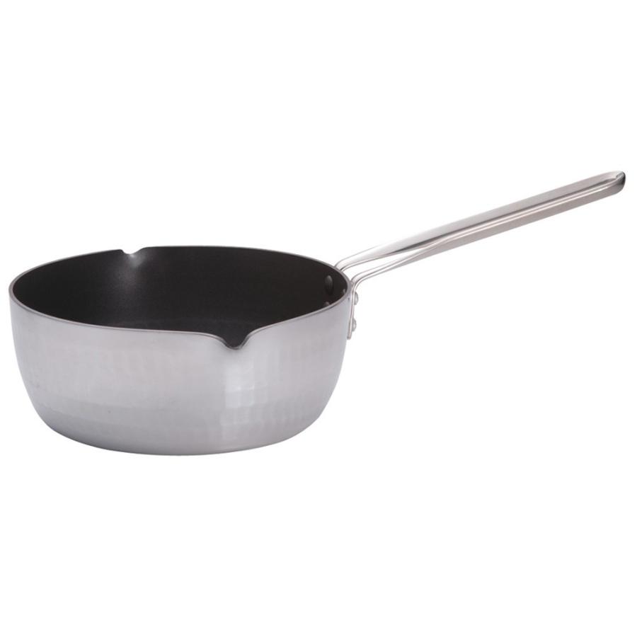 片手鍋 料理道具 / TKG共柄厚板 アルミテフロン雪平鍋 19cm 寸法: 内径:190 x 深さ:75mm 1.8L