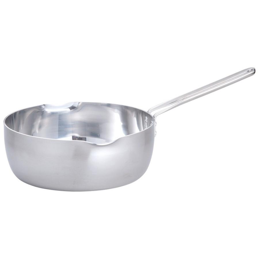 IH対応鍋 料理道具 / TKG IH2層クラッド 雪平鍋 24cm 寸法: 内径:240 x 深さ:90mm 底径:190mm 3.3L